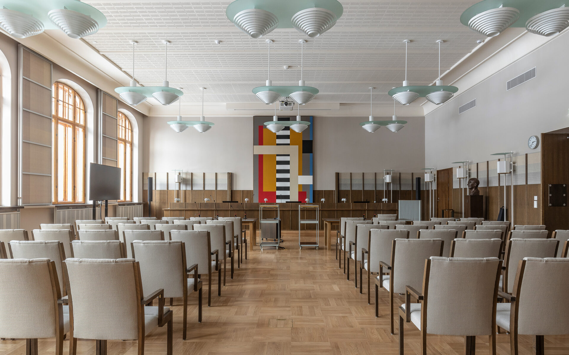 Suspended ceilings and partition walls – Korkein Hallinto-oikeus, Helsinki